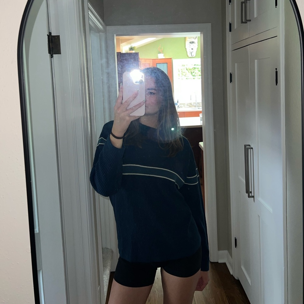 Navy blue sweater